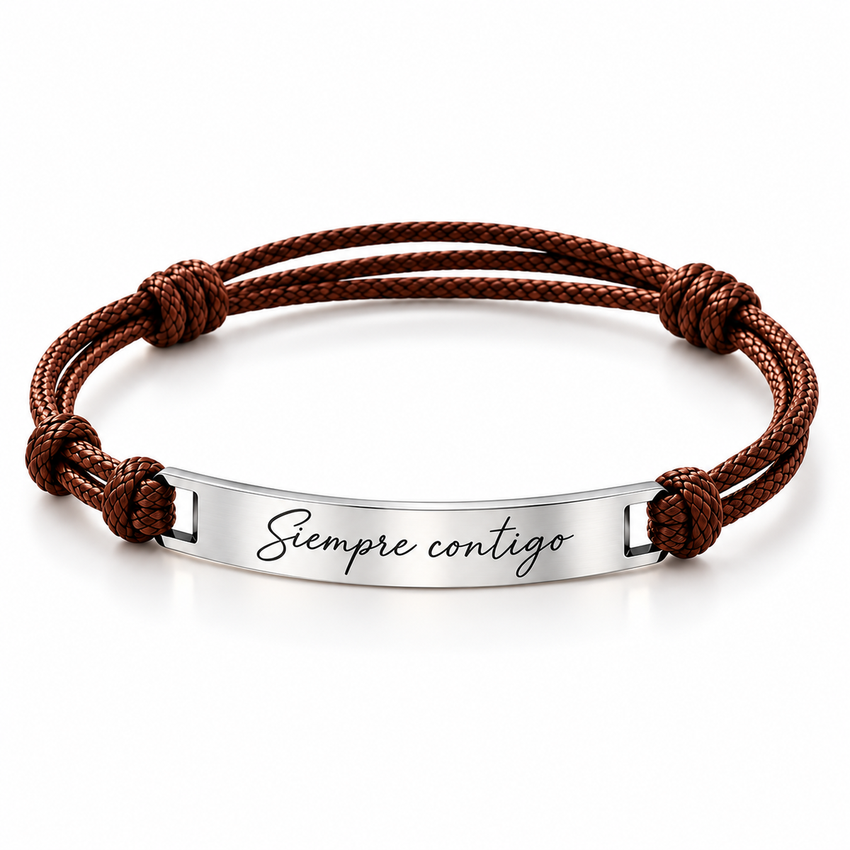 Pulsera Bali — una pieza sobre fondo blanco de estudio