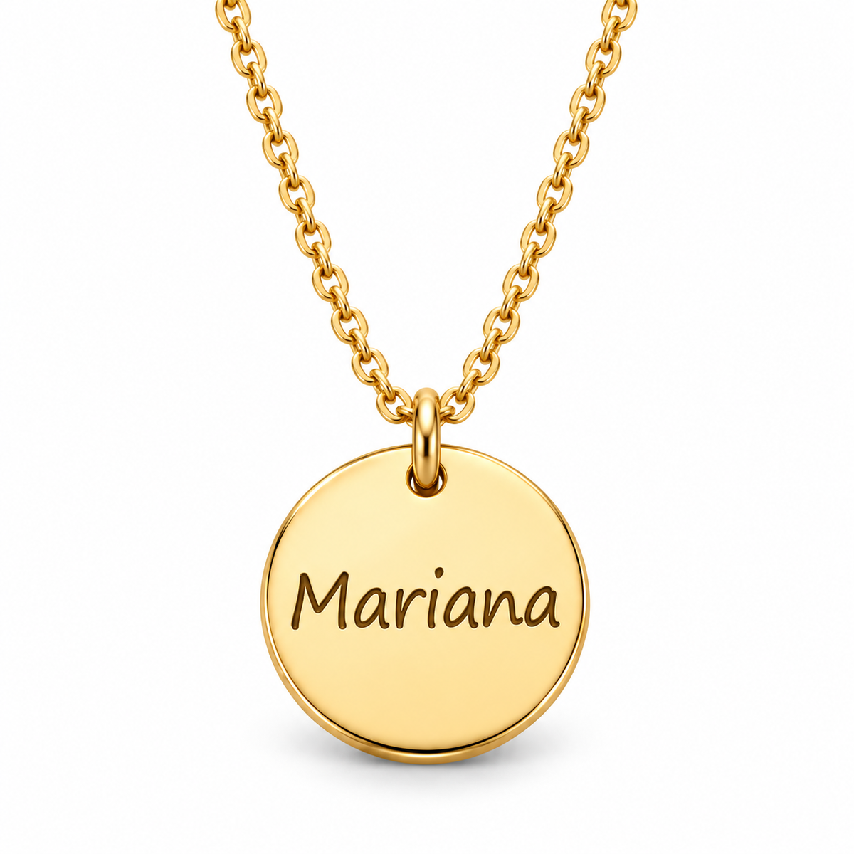 Collar París — una pieza sobre fondo blanco de estudio
