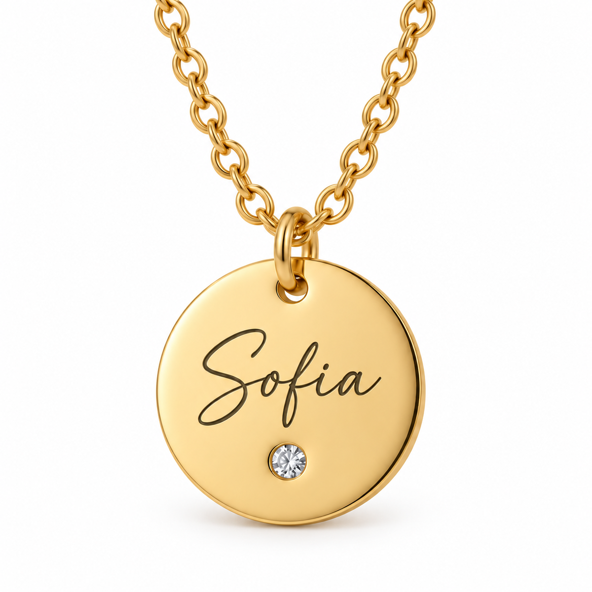 Collar Siena — una pieza sobre fondo blanco de estudio